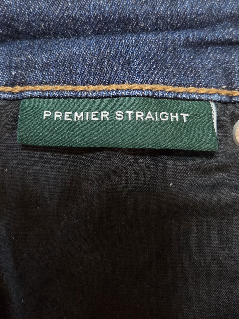 Ralph Lauren Premier Straight-Leg Mid/Dark Blue Jeans Size 8 - Picture 6 of 8